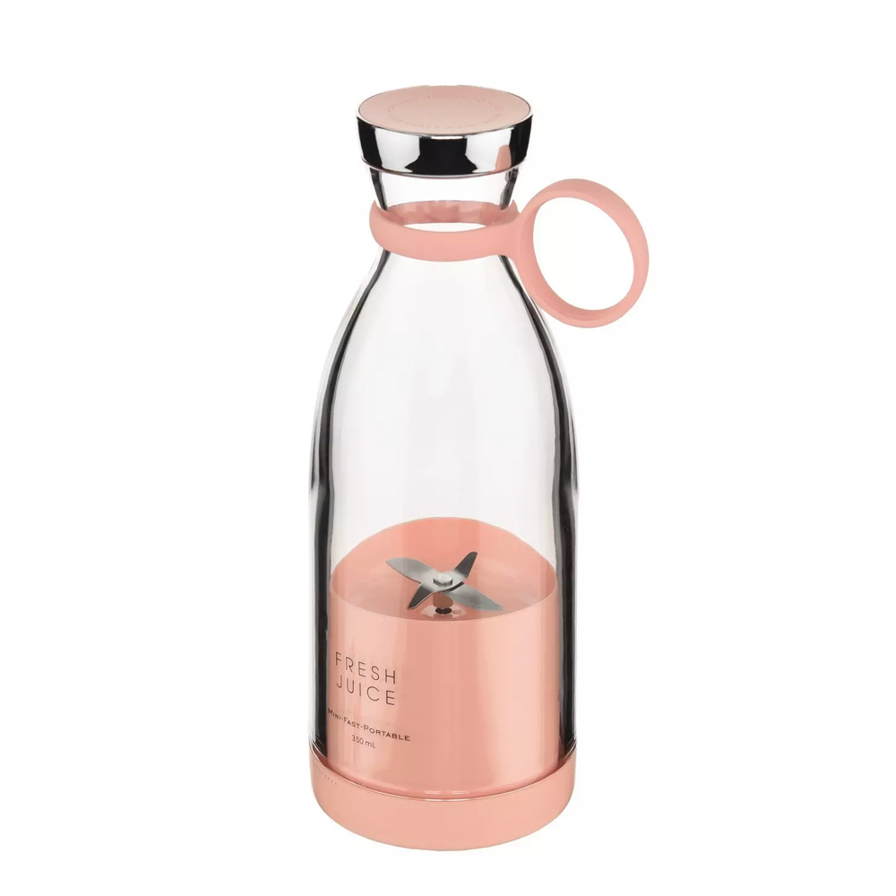 زجاجات عصير صغيرة + خلاط