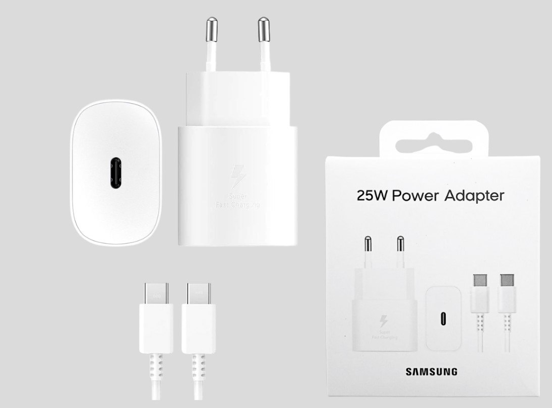 شاحن 25 وات سامسونج اصلى بالكابل